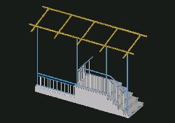 Vordach in 3D